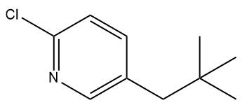 2-chloro-5-(2,2-dimethylpropyl)pyridine 